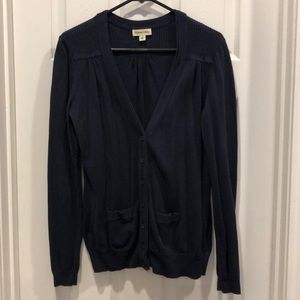 Navy Blue Cardigan
